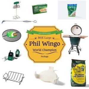 BGE L Phil Wingo BBQ World Champion package