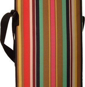 BoxinBag Duo stripe- Erillinen laukku kahdelle pullolle