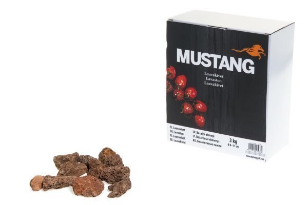 Mustang 3 Kg Laavakivet