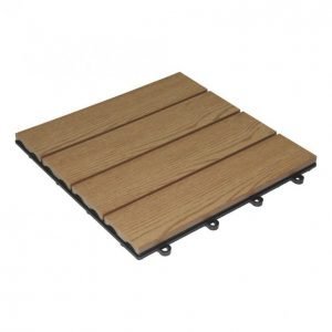 Puutarhalaatta Komposiitti Teak 4 Kpl