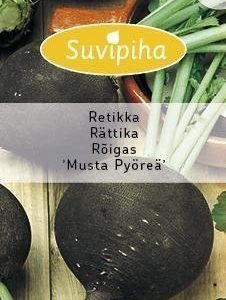 Suvipiha Retikka Musta Pyöreä